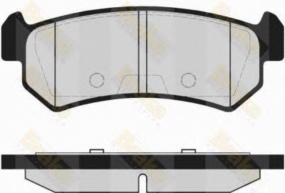 BRAKE ENGINEERING pa1602 -  Комплект тормозных колодок, дисковый тормоз